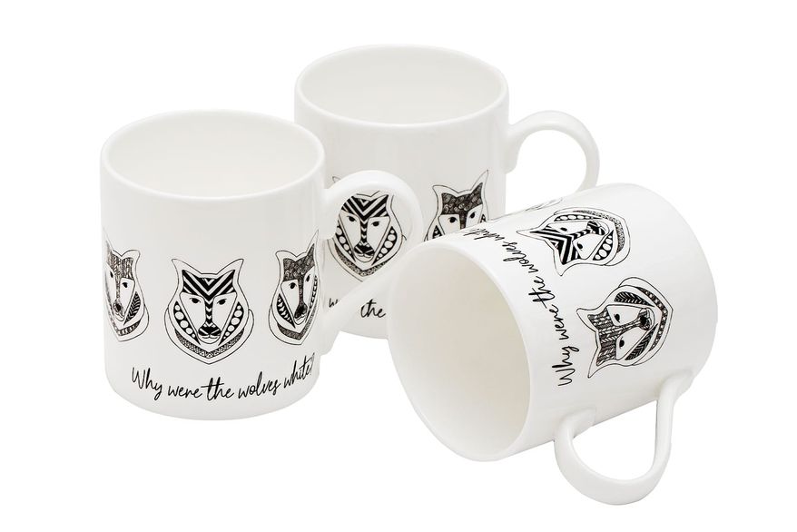 A selection of product photography created for the online shop & social media channels. Wolf Man Mug. Exclusive to the freud Museum Shop