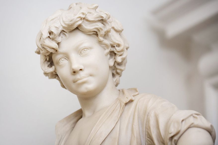 Tommaso Salini, A Piping Shepherd Boy | permanent display photography | © The Foundling Museum