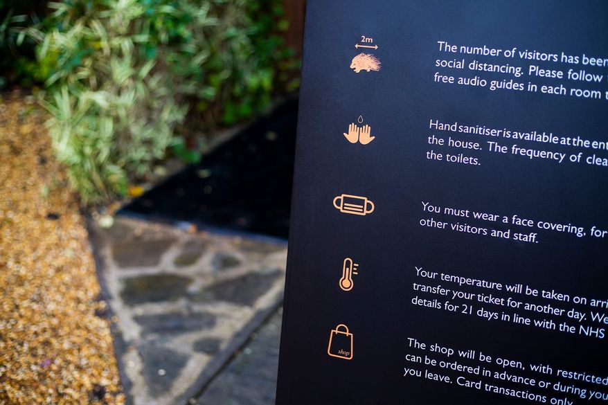 Reopening and Covid signage design