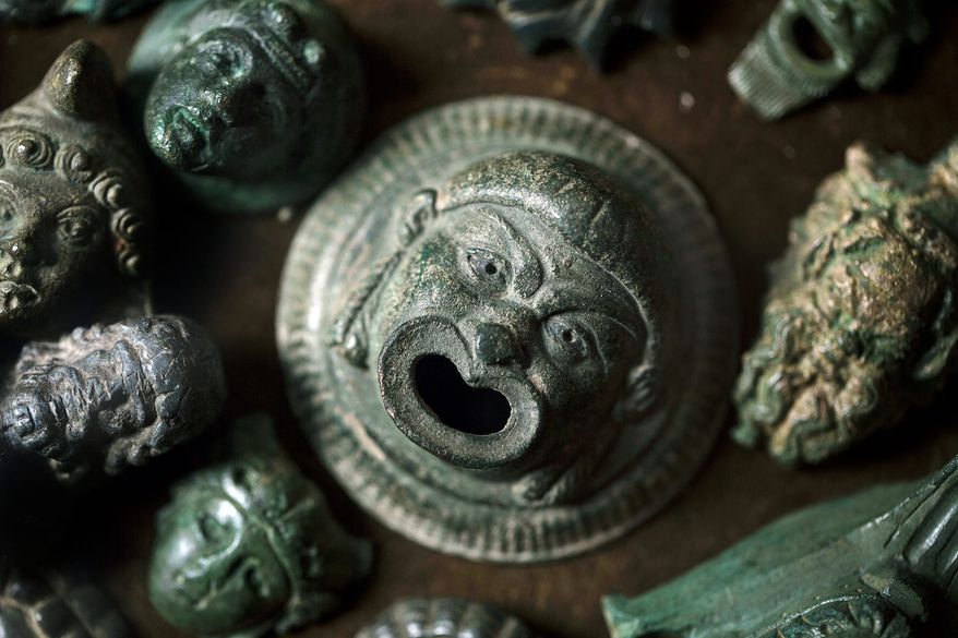 A Roman bronze amulet from Sigmund Freud's collection | in-situ collection photography | © Freud Museum London