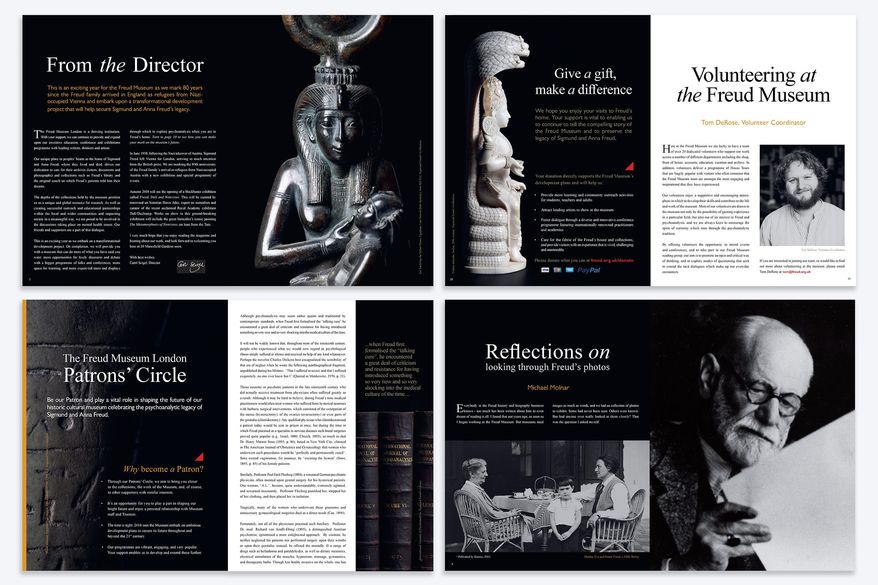 'Frend’s News' 2018 | graphic design | © The Freud Museum London